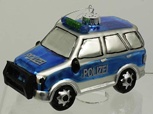 condecoro Polizeiwagen Christbaumschmuck Polizei Auto Christbaumkugel von condecoro