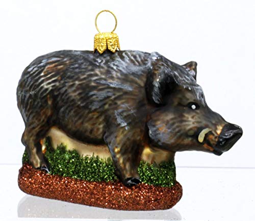 condecoro Wildschwein Christbaumschmuck Jagd Christbaumkugel von condecoro