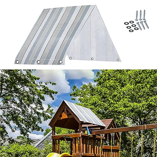 condinggen Schaukel-Set-Ersatzplane, 228 x 109 cm Plane, Baldachin-Schatten-Ersatz, wasserdicht und Sonnenschutz Replacement Canopy Top For Canopy Tent Swing Set Shade228 x 109cm Streifen One size von condinggen