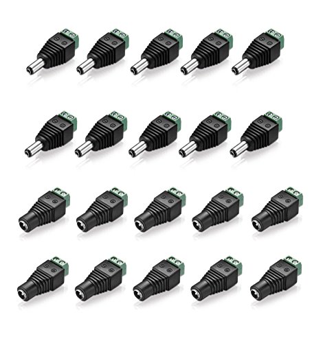 Adapter 10er Set - 10x DC-Hohl-Stecker 5,5 x 2,5 mm/zweipoliger Terminal-Block + 10x DC-Hohlstecker-Buchse 5,5 x 2,5 mm/zweipoliger Terminal-Block Adapter 10er Set - 10x DC-Hohl-Stecker 5,5 x 2,5 mm/zweipoliger Terminal-Block + 10x DC-Hohlstecker-Buchse 5,5 x 2,5 mm/zweipoliger Terminal-Block von conecto