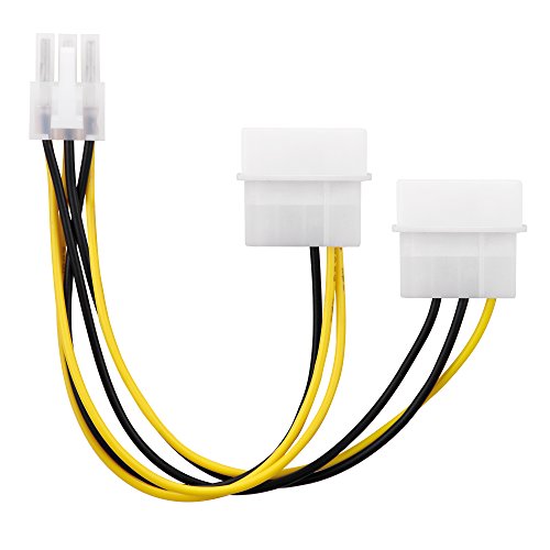 conecto CC20020 2-mal 4-polig IDE Molex auf 1-mal 6-polig PCI-E Strom-Adapter-Kabel für Grafikkarte 15 cm conecto CC20020 2-mal 4-polig IDE Molex auf 1-mal 6-polig PCI-E Strom-Adapter-Kabel für Grafikkarte 15 cm von conecto