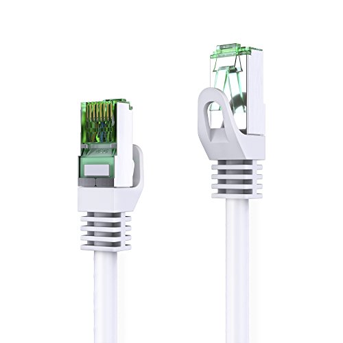 conecto 5.00m Patchkabel CAT.6 (FTP) Netzwerkkabel Ethernetkabel LAN Kabel Cat5 RJ45 Stecker (1 Stück) weiß von conecto
