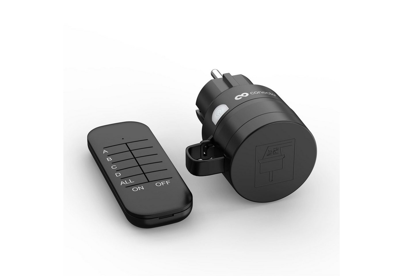 conecto Funksteckdose Funksteckdose mit Fernbedienung für außen Outdoor Set IP44, 1-St. conecto Funksteckdose Funksteckdose mit Fernbedienung für außen Outdoor Set IP44, 1-St. von conecto