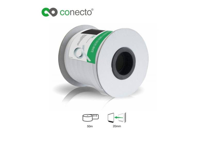 conecto Geflechtschlauch conecto CC50317 Universeller Polyester-Kabelschlauch, selbst zusammenz von conecto
