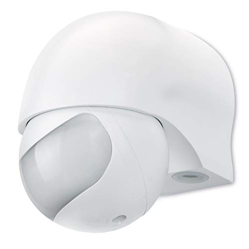 conecto Infrarot Bewegungsmelder innen+außen Aufputz Wand LED 180° schwenkbar neigbar IP44 Dämmerungssensor (1 Stück), weiß conecto Infrarot Bewegungsmelder innen+außen Aufputz Wand LED 180° schwenkbar neigbar IP44 Dämmerungssensor (1 Stück), weiß von conecto