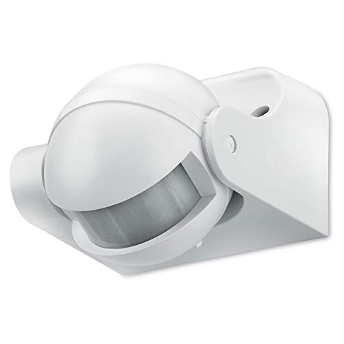 conecto Infrarot Bewegungsmelder innen+außen Aufputz Wand LED 180° schwenkbar neigbar IP44 Dämmerungssensor (1 Stück), weiß conecto Infrarot Bewegungsmelder innen+außen Aufputz Wand LED 180° schwenkbar neigbar IP44 Dämmerungssensor (1 Stück), weiß von conecto