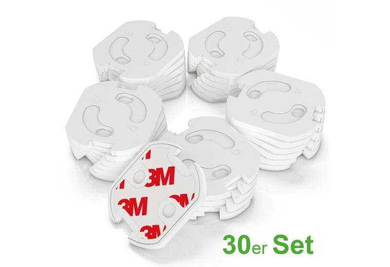 conecto Kindersicherung Steckdosenschutz Steckdosensicherung für Steckdose, mit Dreh-Mechanik und vollflächigem 3M Klebeband conecto Kindersicherung Steckdosenschutz Steckdosensicherung für Steckdose, mit Dreh-Mechanik und vollflächigem 3M Klebeband von conecto