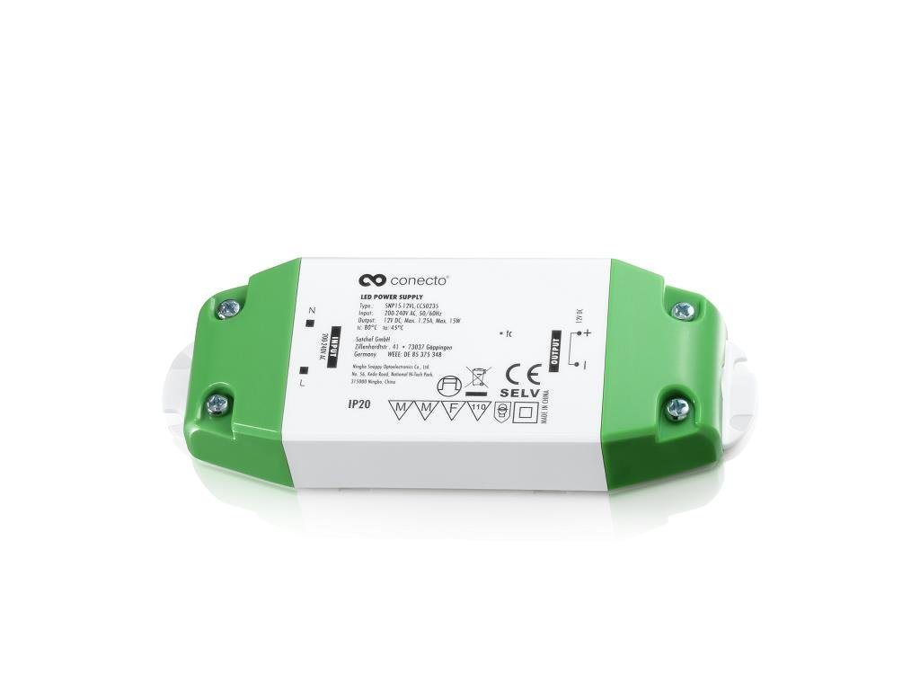 conecto conecto LED Netzteil Transformator - 12 Volt LED-Trafo für LED Leuchtm LED Trafo conecto conecto LED Netzteil Transformator - 12 Volt LED-Trafo für LED Leuchtm LED Trafo von conecto