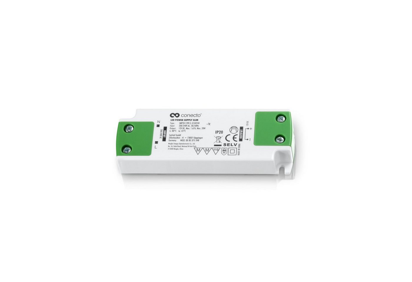conecto conecto LED Netzteil Transformator - 12 Volt LED-Trafo für LED Leuchtm LED Trafo conecto conecto LED Netzteil Transformator - 12 Volt LED-Trafo für LED Leuchtm LED Trafo von conecto