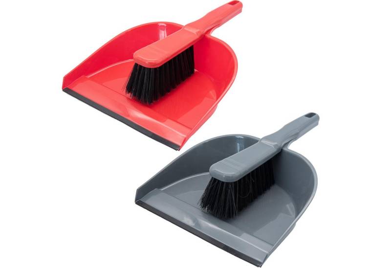 TSB Werk Kehrgarnitur Kehrgarnitur Kehrschaufel Handfeger Schaufel Besen, (2-tlg), Handbesen, Kehrset, Handkehrset von TSB Werk