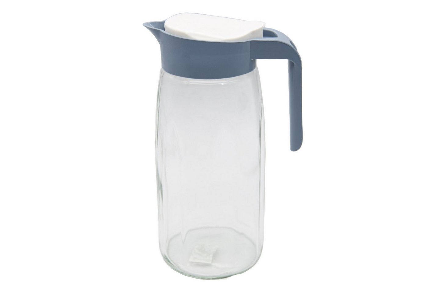 TSB Werk Wasserkrug Glaskaraffe Glas Karaffe Krug 1,45L Wasserkaraffe, Deckel, Glaskrug, Kanne, Saftkrug von TSB Werk