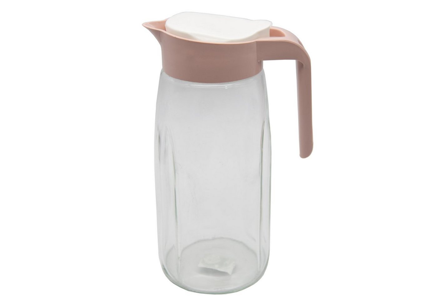 TSB Werk Wasserkrug Glaskaraffe Glas Karaffe Krug 1,45L Wasserkaraffe, Deckel, Glaskrug, Kanne, Saftkrug von TSB Werk