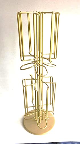 "Kapselhalter"(40 Stück) Drehbar Kapselständer zur Aufbewahrung von Kaffeekapseln, gold kompatibel für 40 Kapseln und allen anderen Fabrikaten von Conny Clever