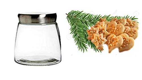 Conny Clever Luftdichte Vorratsdosen Bonbonglas aus dickwandigen Glas Vorratsglas mit Fassungsvermögen von 1L / Vorratsbehälter BONBONNIERE Aufbewahrung von Conny Clever