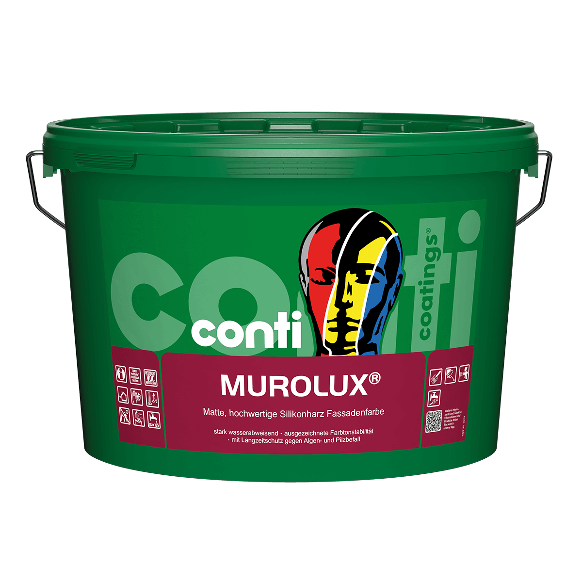 Conti® Murolux® Silikonharz-Fassadenfarbe von conti coatings