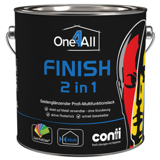 Conti® One4All Finish 2in1 – Grundierung & Endbeschichtung in einem von conti coatings