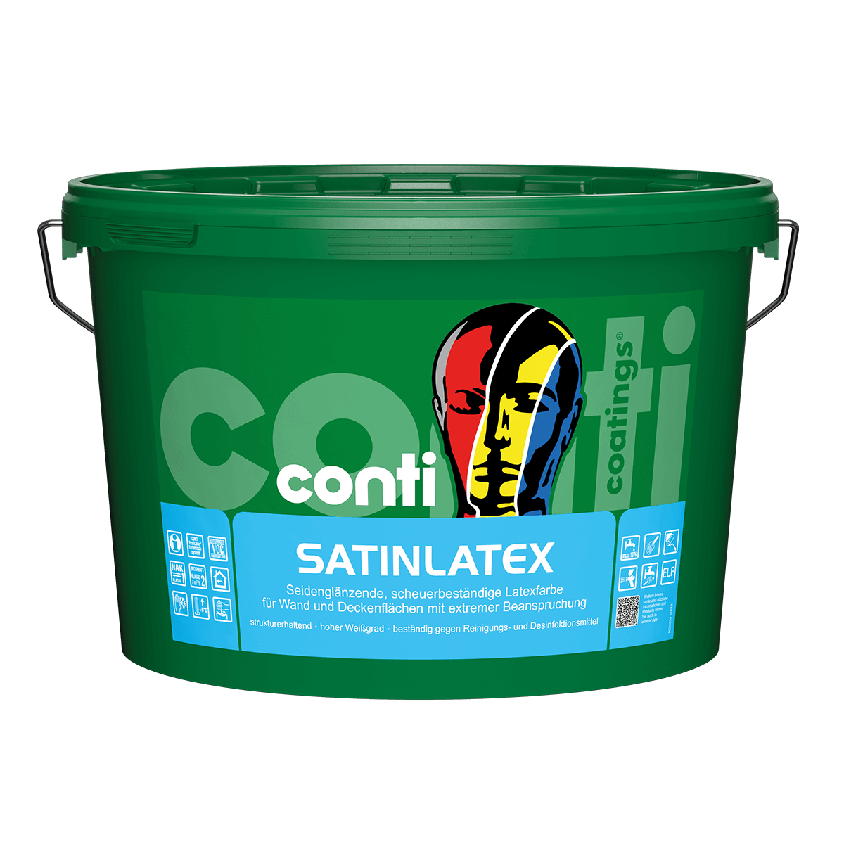 Conti® SatinLatex altweiß Latexfarbe von conti coatings