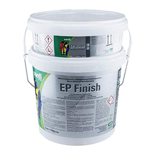 Conti EP Finish 2k Bodenbeschichtung 5kg Kieselgrau RAL 7032 von conti coatings