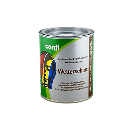 Conti Wetterschutzfarbe 0,75 Liter, RAL 9010: Reinweiß von conti coatings