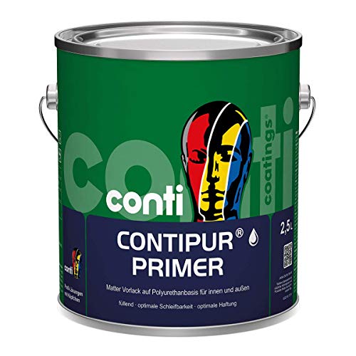ContiPur Primer Weiß - Grundierung auf Polyurethanbasis für innen und außen (2,5 Liter) von conti coatings
