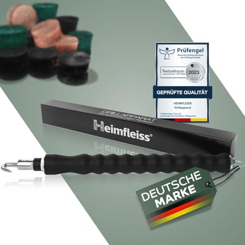 Heimfleiss® Draht Driller Drillapparat mit aut. Rücklauf - Universal Drahtbinder Rödelzange für Zaunbau, Gärtner und Floristen - Bindedraht Rödler Twister für Blumendraht, Wickeldraht & Floristendraht von Heimfleiss