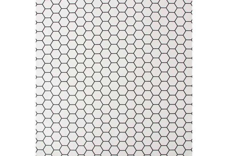 contour Vliestapete Hexagon Gitter, FSC® zertifiziert, mit lebhaftem Druck, 10 Meter Länge von contour