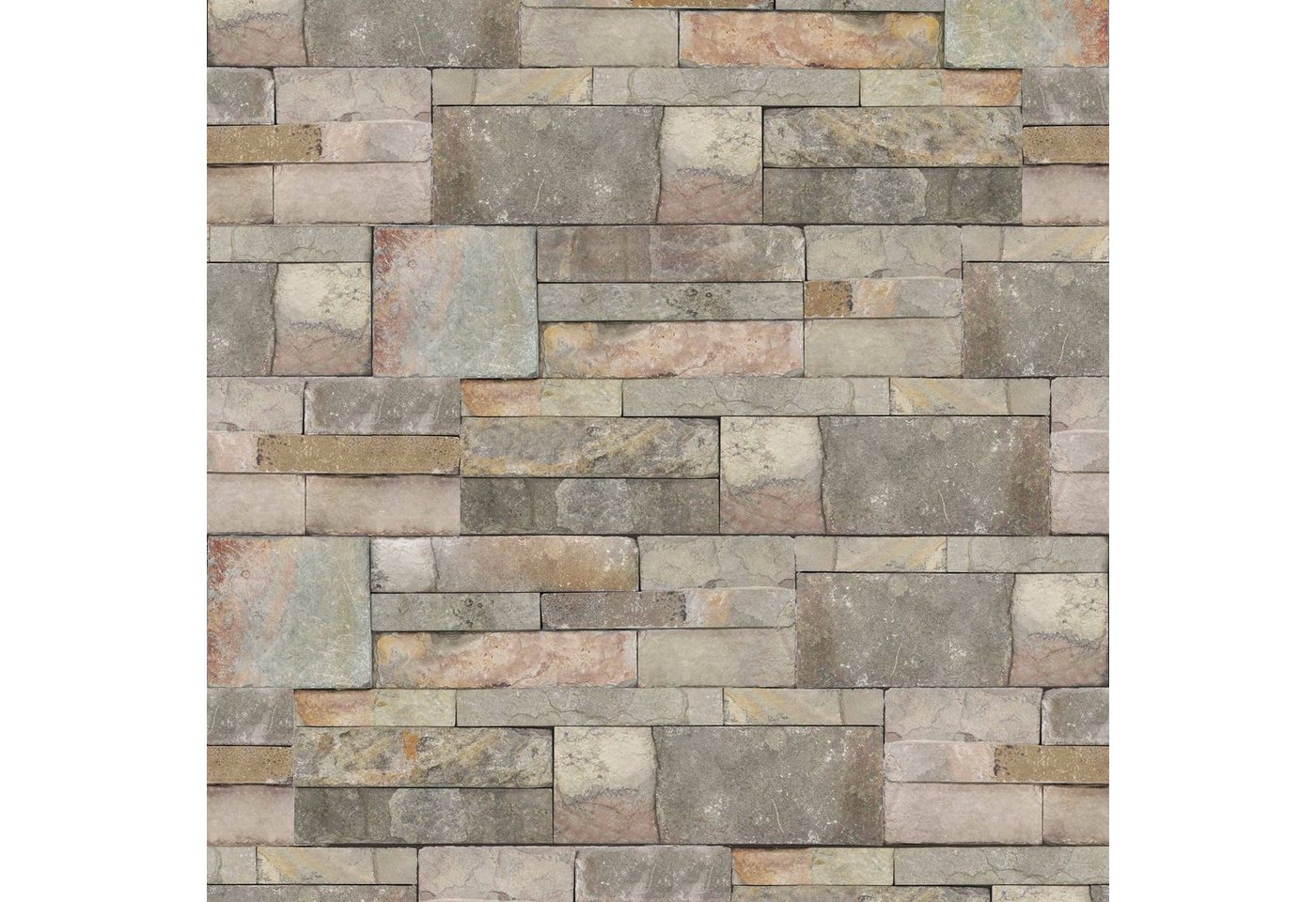 contour Vliestapete Sandstone - Beige, FSC® zertifiziert, mit lebhaftem Druck, 10 Meter Länge von contour