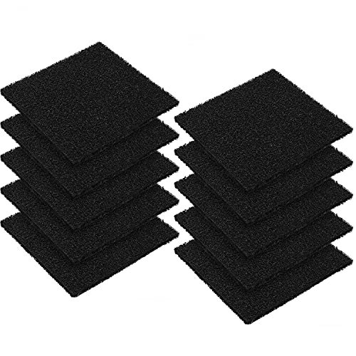 Ezebesta 10 Stück Aktivkohlefilter Quadrat Bioeimer Filters für Kompostbehälter Kohlefilter Biomülleimer (12,7 cm) von conulog