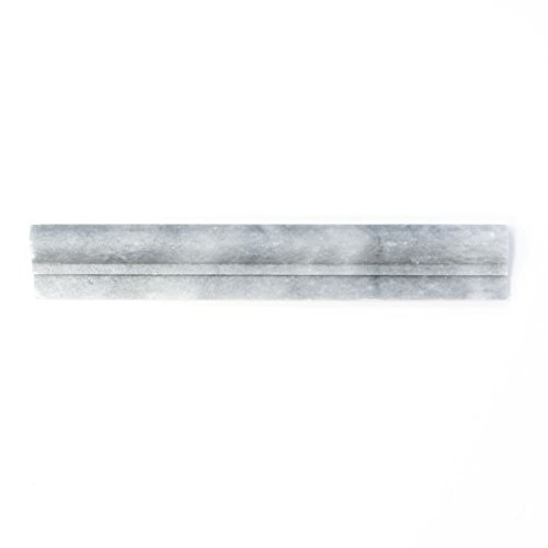 Borde Bordüre Marmor Naturstein hellgrau Profil Ogee1 Bardiglio Antique Marble für WAND BAD WC DUSCHE KÜCHE FLIESENSPIEGEL THEKENVERKLEIDUNG BADEWANNENVERKLEIDUNG Mosaikmatte Mosaikplatte von conwire