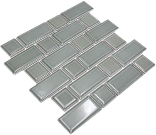 Metro Subway Mosaik Fliese Keramik petrol für WAND BAD WC DUSCHE KÜCHE FLIESENSPIEGEL THEKENVERKLEIDUNG BADEWANNENVERKLEIDUNG WB26WM-0218 von conwire