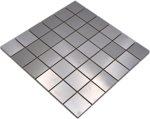 Mosaik Fliese Edelstahl silber silber Stahl gebürstet für WAND BAD WC KÜCHE FLIESENSPIEGEL THEKENVERKLEIDUNG BADEWANNENVERKLEIDUNG Mosaikmatte Mosaikplatte Mosaik Fliese Edelstahl silber silber Stahl gebürstet für WAND BAD WC KÜCHE FLIESENSPIEGEL THEKENVERKLEIDUNG BADEWANNENVERKLEIDUNG Mosaikmatte Mosaikplatte von conwire