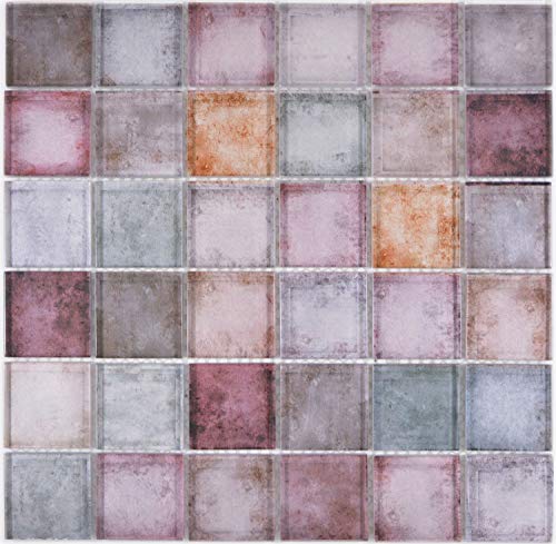 Mosaik Fliese Glas rotbraun multicolor mix für WAND BAD WC DUSCHE KÜCHE FLIESENSPIEGEL THEKENVERKLEIDUNG BADEWANNENVERKLEIDUNG Mosaik Fliese Glas rotbraun multicolor mix für WAND BAD WC DUSCHE KÜCHE FLIESENSPIEGEL THEKENVERKLEIDUNG BADEWANNENVERKLEIDUNG von conwire