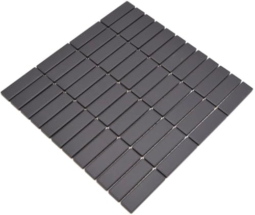 Mosaik Fliese Keramik Stäbchen schwarz anthrazit unglasiert für BODEN WAND BAD WC DUSCHE KÜCHE FLIESENSPIEGEL THEKENVERKLEIDUNG BADEWANNENVERKLEIDUNG Mosaikmatte Mosaikplatte Mosaik Fliese Keramik Stäbchen schwarz anthrazit unglasiert für BODEN WAND BAD WC DUSCHE KÜCHE FLIESENSPIEGEL THEKENVERKLEIDUNG BADEWANNENVERKLEIDUNG Mosaikmatte Mosaikplatte von conwire