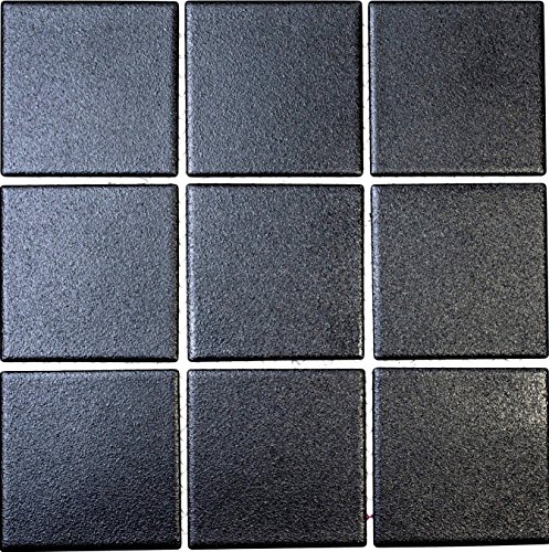 Mosaik Fliese Keramik grau schwarz für BODEN WAND BAD WC DUSCHE KÜCHE FLIESENSPIEGEL THEKENVERKLEIDUNG BADEWANNENVERKLEIDUNG Mosaikmatte Mosaikplatte von conwire