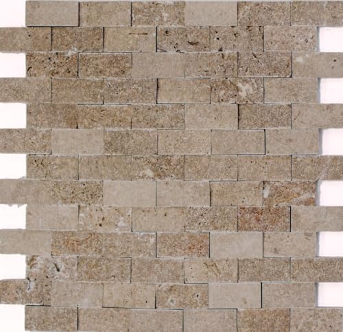 Mosaik Fliese Travertin Naturstein walnuss Brick Splitface Noce Travertin 3D für WAND BAD WC DUSCHE KÜCHE FLIESENSPIEGEL THEKENVERKLEIDUNG BADEWANNENVERKLEIDUNG Mosaikmatte Mosaikplatte Mosaik Fliese Travertin Naturstein walnuss Brick Splitface Noce Travertin 3D für WAND BAD WC DUSCHE KÜCHE FLIESENSPIEGEL THEKENVERKLEIDUNG BADEWANNENVERKLEIDUNG Mosaikmatte Mosaikplatte von conwire