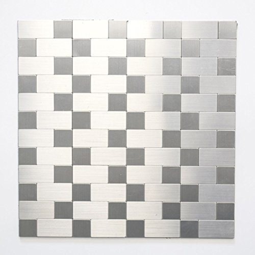 Mosaik Fliese selbstklebend Aluminium silber metall Kombination metall für WAND KÜCHE FLIESENSPIEGEL THEKENVERKLEIDUNG Mosaikmatte Mosaikplatte Mosaik Fliese selbstklebend Aluminium silber metall Kombination metall für WAND KÜCHE FLIESENSPIEGEL THEKENVERKLEIDUNG Mosaikmatte Mosaikplatte von conwire