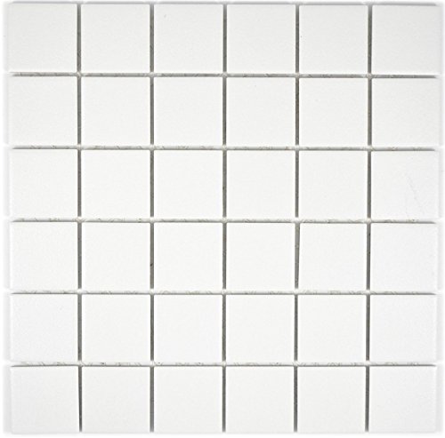 Mosaik Fliesen Mosaikfliesen Keramikmosaik Keramik Kachel altweiß rutschsicher rutschhemmend R10 von conwire