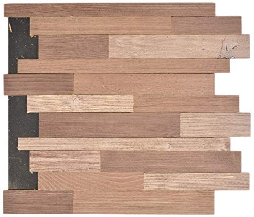 Selbstklebende Mosaikmatte Verbund Holz mix beige/brown für WAND KÜCHE Fliesenspiegel Thekenverkleidung Wandverblender Selbstklebende Mosaikmatte Verbund Holz mix beige/brown für WAND KÜCHE Fliesenspiegel Thekenverkleidung Wandverblender von conwire