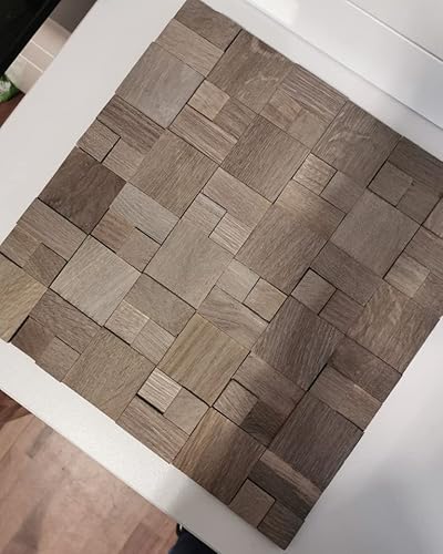 selbstklebende Mosaikmatte Holz Kombination Nussbraun 3D für WAND KÜCHE Fliesenspiegel Thekenverkleidung Wandverblender selbstklebende Mosaikmatte Holz Kombination Nussbraun 3D für WAND KÜCHE Fliesenspiegel Thekenverkleidung Wandverblender von conwire