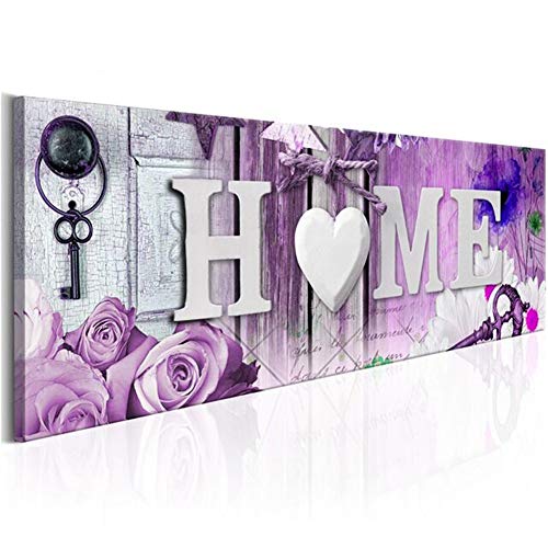 5d Diamant Malerei Kit DIY Bohren Voll Große Diamond Painting Stickerei Kreuzstich Kristall Strass Diamant Painting Bilder Mosaik für Zuhause Wohnzimmer Wand-Dekor Süßes Zuhause Square drill,30x60cm von cooci