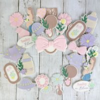 Baby Schleife in Bloom Embosser Stamp & Cookie Cutter Shower Keksausstecher Keksstempel von cookiecutterFabrik