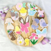 Easter Bunny Ears With Bow Pop Up Fondant Embosser Cookie Stamp Cutter von cookiecutterFabrik