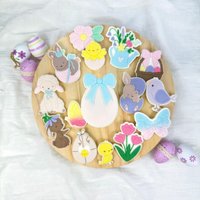 Easter Egg With Bow Pop Up Fondant Embosser Cookie Stamp Cutter von cookiecutterFabrik