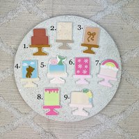 Embosser Stamp & Cookie Cutter Cake Range - 9-Piece Set With Detailed Designs For Custom Cookies, Themed Tables & Baking Projects Embosser Stamp & Cookie Cutter Cake Range - 9-Piece Set With Detailed Designs For Custom Cookies, Themed Tables & Baking Projects von cookiecutterFabrik