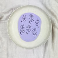 Flower Imprint Set | Cookie Stamp Acrylic Fondant Embosser 6 Florale Designs von cookiecutterFabrik