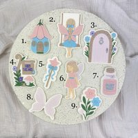 Magical Fairy Garden Cookie Cutter & Stamp Set - Tale Kids Birthday von cookiecutterFabrik