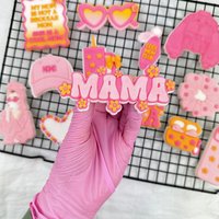 Mum Lettering Cookie Embosser Stamp With Cutter von cookiecutterFabrik
