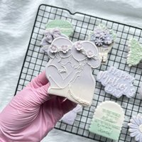 Mutter Und Tochter Embosser Cookie Stamp With Cutter von cookiecutterFabrik