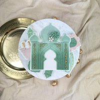 Pla Stamp Große Moschee Ramadan Eid Cookie Cutter Embosser von cookiecutterFabrik