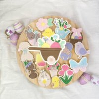 Schubkarre Voller Frühling Pop Up Easter Fondant Embosser Cookie Stamp Cutter Schubkarre Voller Frühling Pop Up Easter Fondant Embosser Cookie Stamp Cutter von cookiecutterFabrik